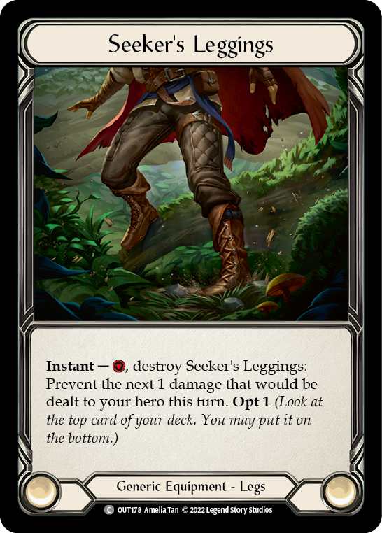 Seeker's Leggings [OUT178] (Outsiders)  Cold Foil | Total Play