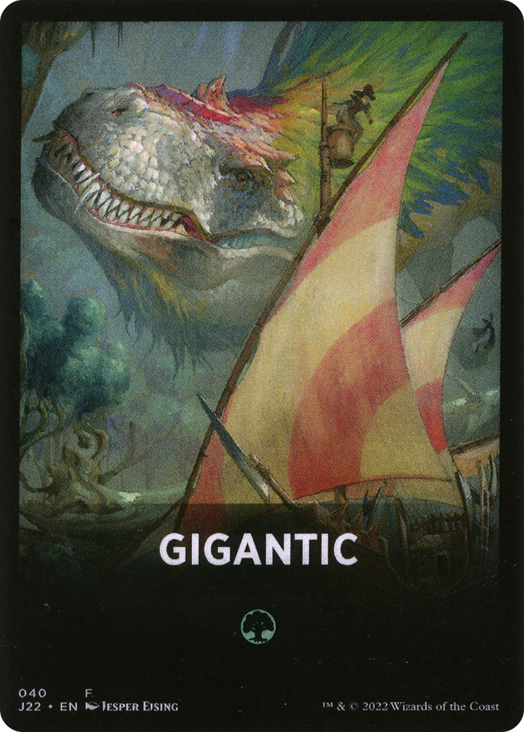 Gigantic Theme Card [Jumpstart 2022 Front Cards] | Total Play
