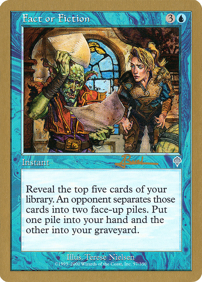 Fact or Fiction (Antoine Ruel) [World Championship Decks 2001] | Total Play