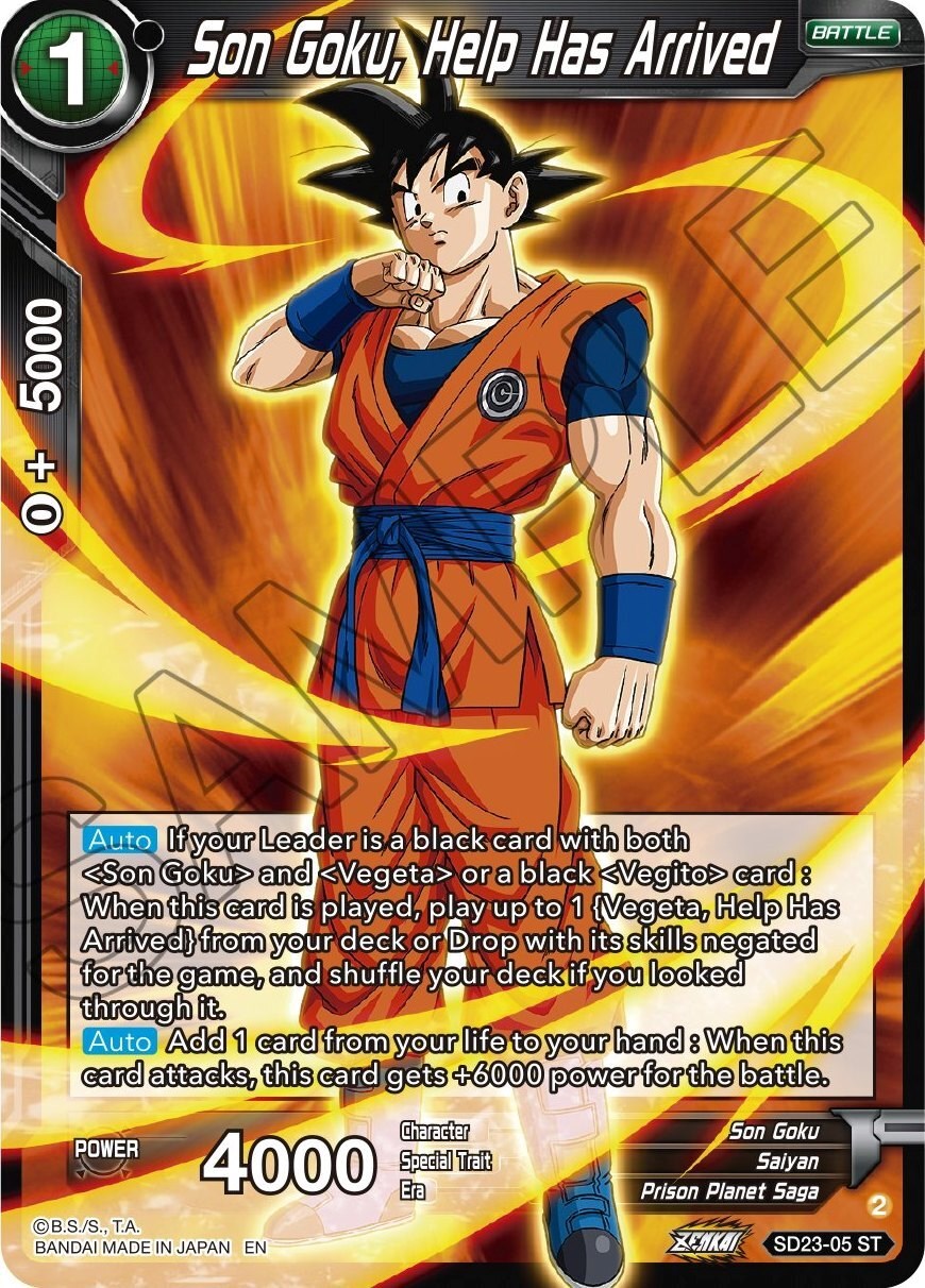 Son Goku, Help Has Arrived (SD23-05) [Critical Blow] | Total Play