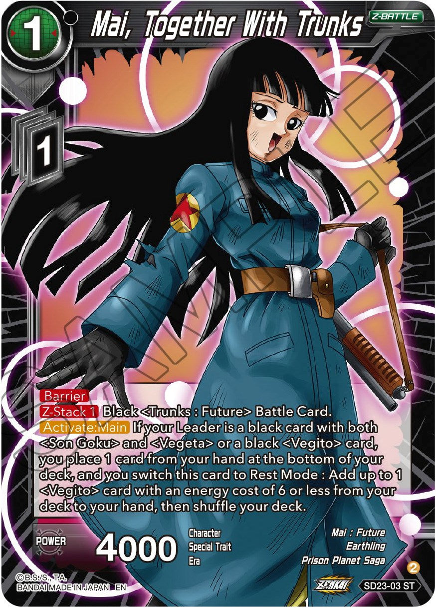 Mai, Together With Trunks (SD23-03) [Critical Blow] | Total Play