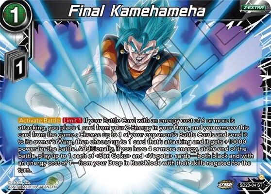 Final Kamehameha (SD23-04) [Critical Blow] | Total Play