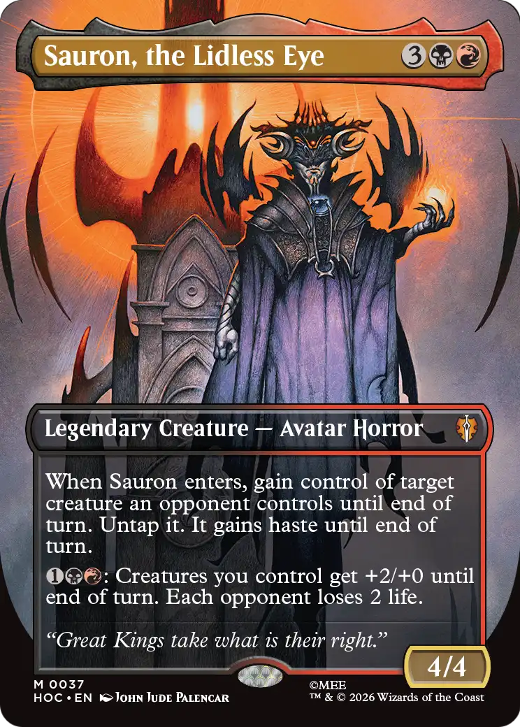 Sauron, the Lidless Eye (Borderless) [The Hobbit: Eternal-Legal] | Total Play
