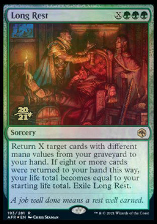 Long Rest [Dungeons & Dragons: Adventures in the Forgotten Realms Prerelease Promos] | Total Play