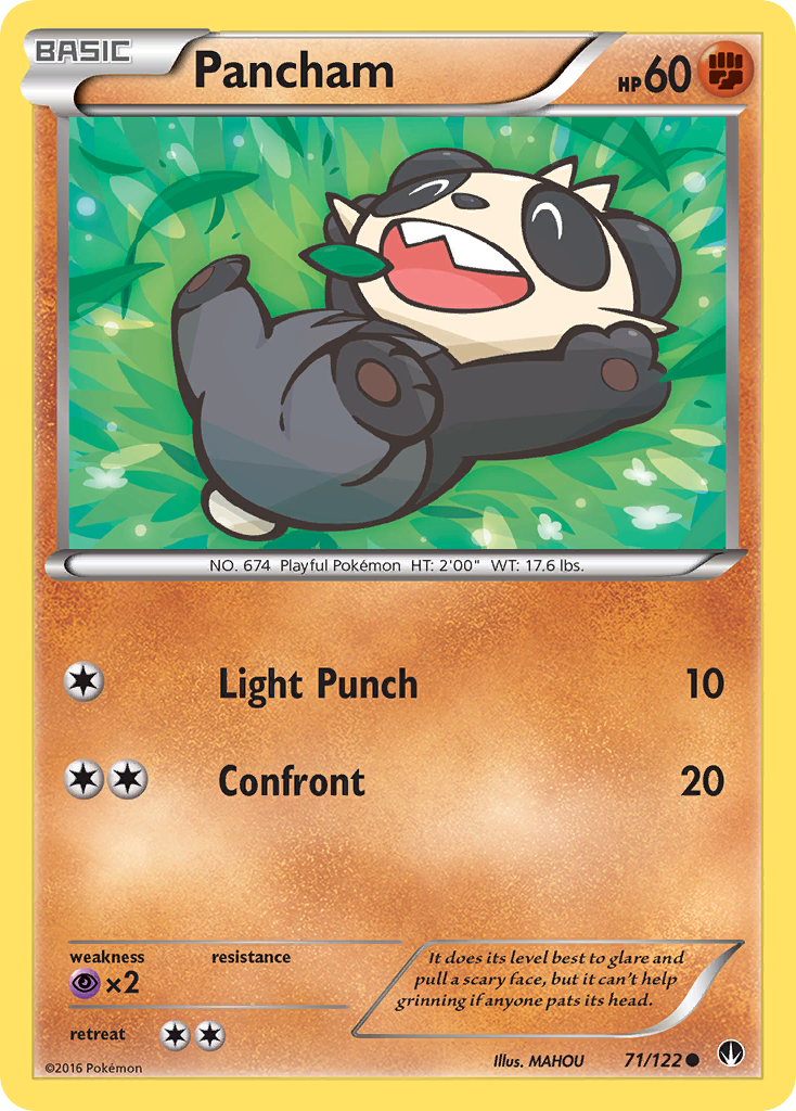 Pancham (71/122) [XY: BREAKpoint] | Total Play