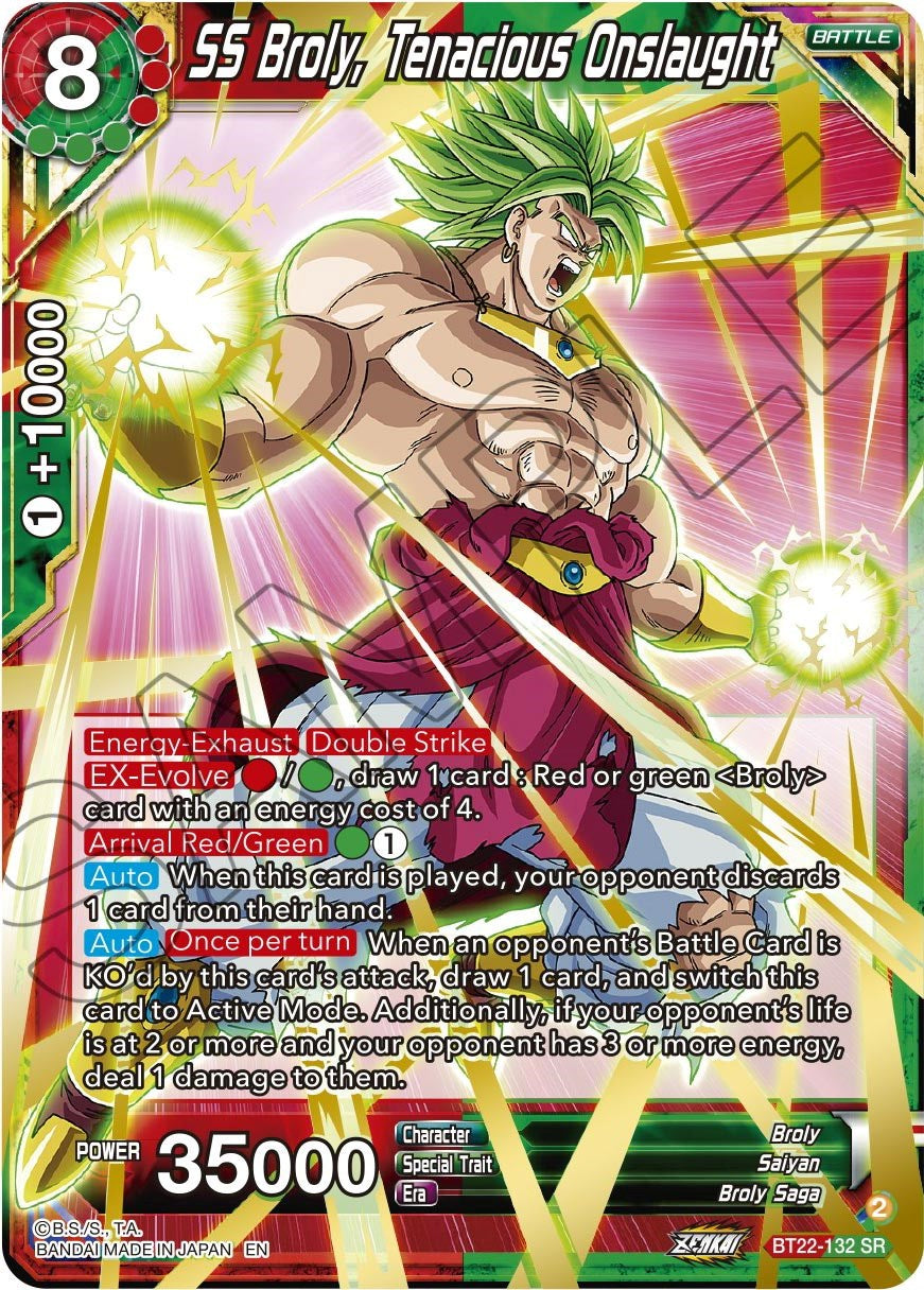 SS Broly, Tenacious Onslaught (BT22-132) [Critical Blow] | Total Play