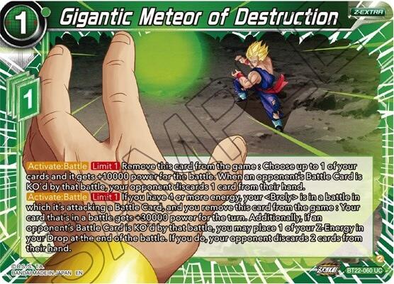 Gigantic Meteor of Destruction (BT22-060) [Critical Blow] | Total Play