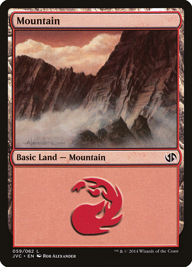 Mountain (59) [Duel Decks Anthology] | Total Play