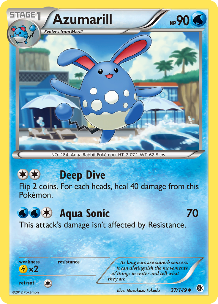 Azumarill (37/149) [Black & White: Boundaries Crossed] | Total Play