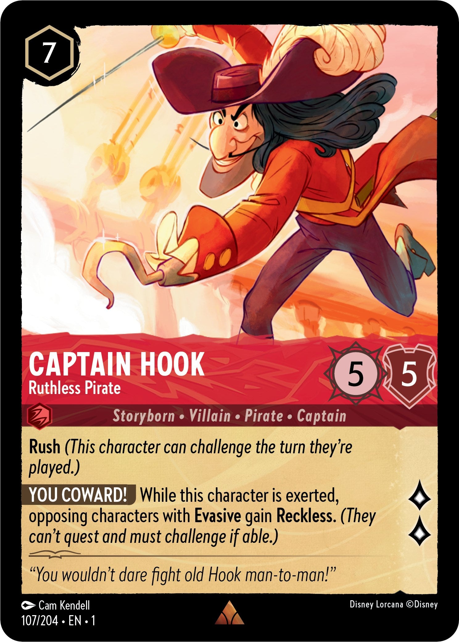 Captain Hook - Ruthless Pirate (107/204) [The First Chapter] | Total Play