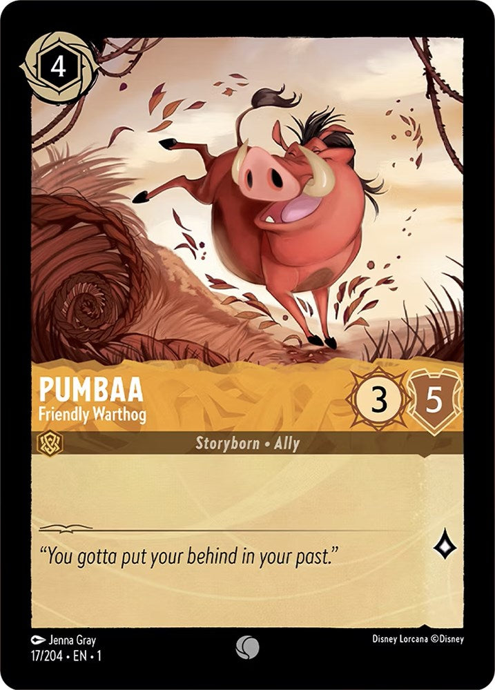 Pumbaa - Friendly Warthog (17/204) [The First Chapter] | Total Play