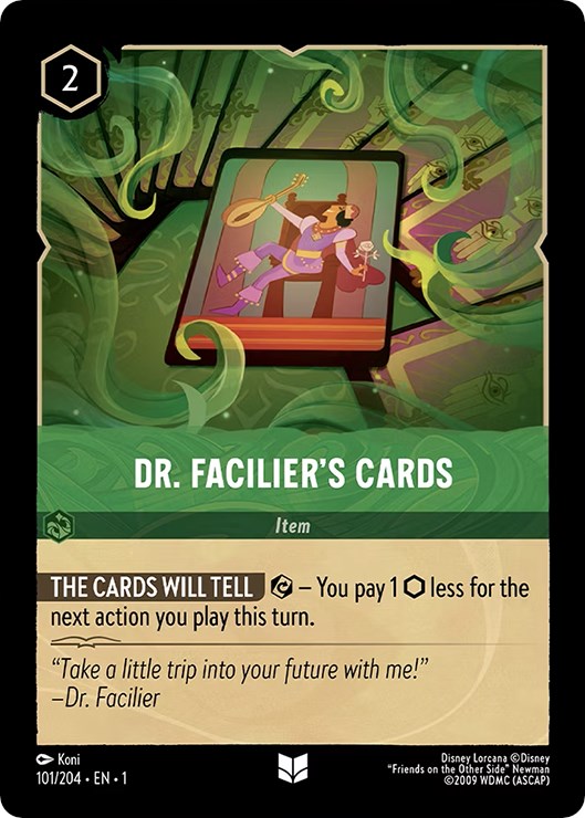 Dr. Facilier's Cards (101/204) [The First Chapter] | Total Play
