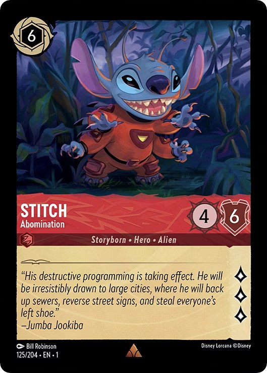 Stitch - Abomination (125/204) [The First Chapter] | Total Play