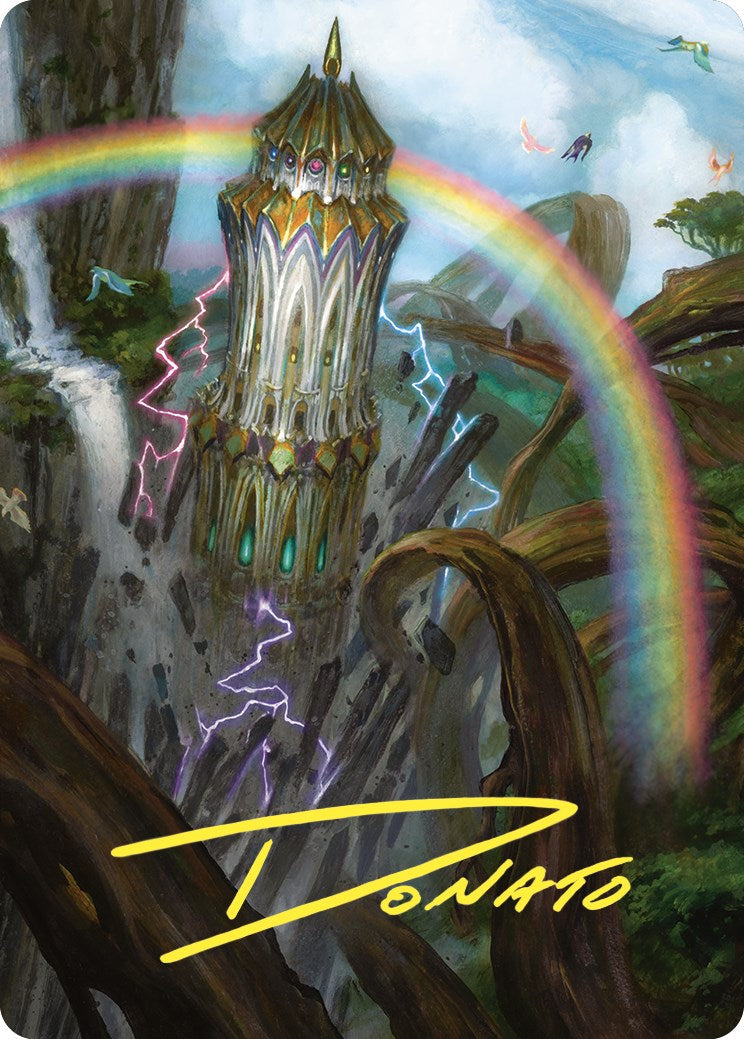Command Tower Art Card (Gold-Stamped Signature) [Commander Masters Art Series] | Total Play