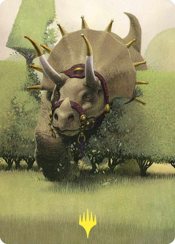 Regal Behemoth Art Card (Gold-Stamped) [Commander Masters Art Series] | Total Play
