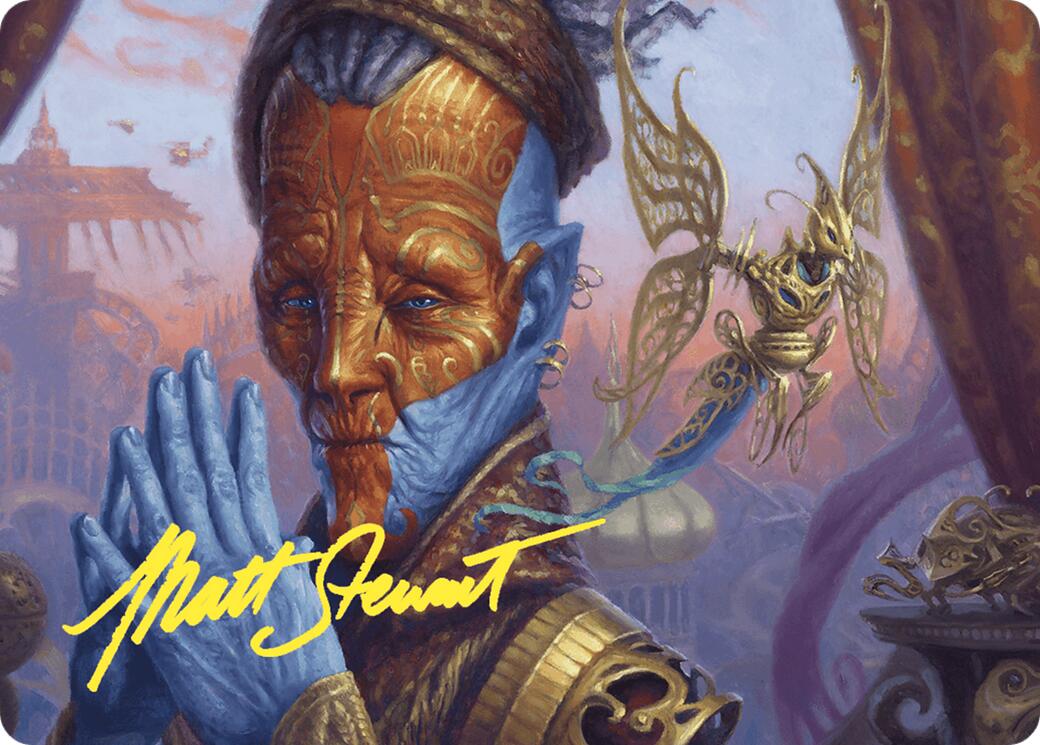 Padeem, Consul of Innovation Art Card (Gold-Stamped Signature) [Commander Masters Art Series] | Total Play