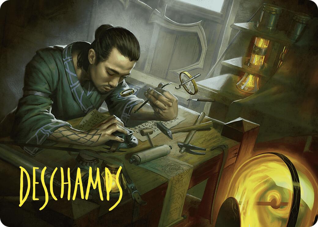 Renowned Weaponsmith Art Card (Gold-Stamped Signature) [Commander Masters Art Series] | Total Play