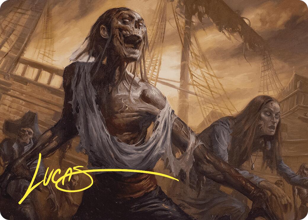 Rise from the Tides Art Card (Gold-Stamped Signature) [Commander Masters Art Series] | Total Play