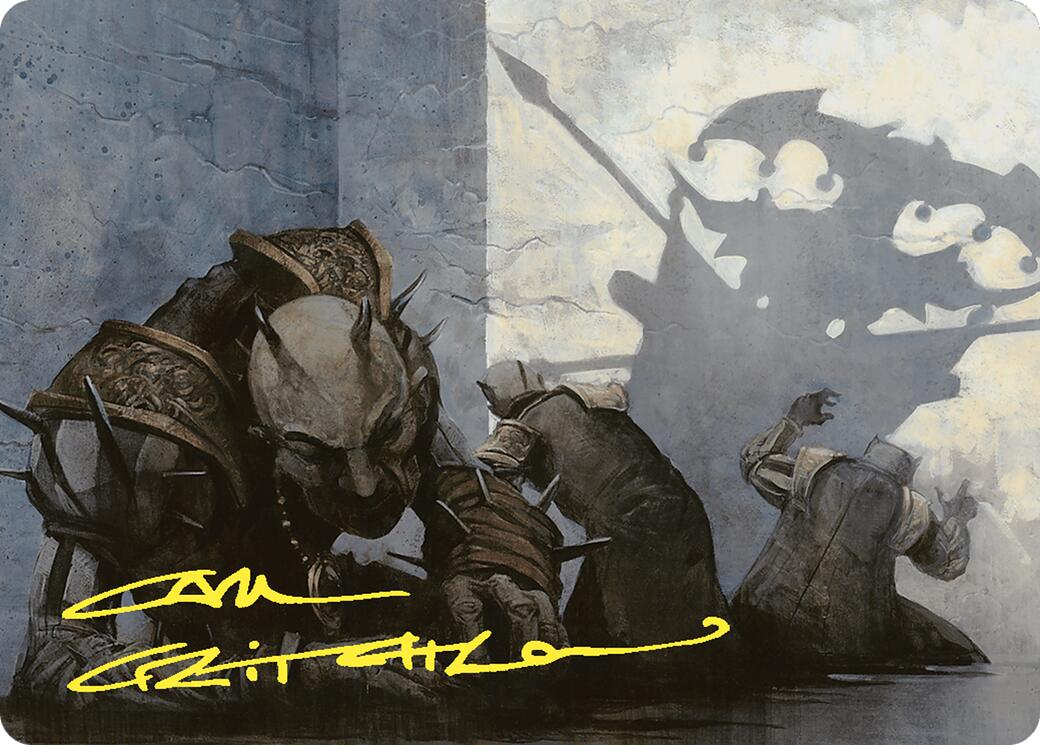 Decree of Pain Art Card (Gold-Stamped Signature) [Commander Masters Art Series] | Total Play