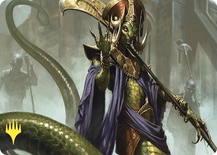 Sidisi, Brood Tyrant Art Card (Gold-Stamped) [Commander Masters Art Series] | Total Play