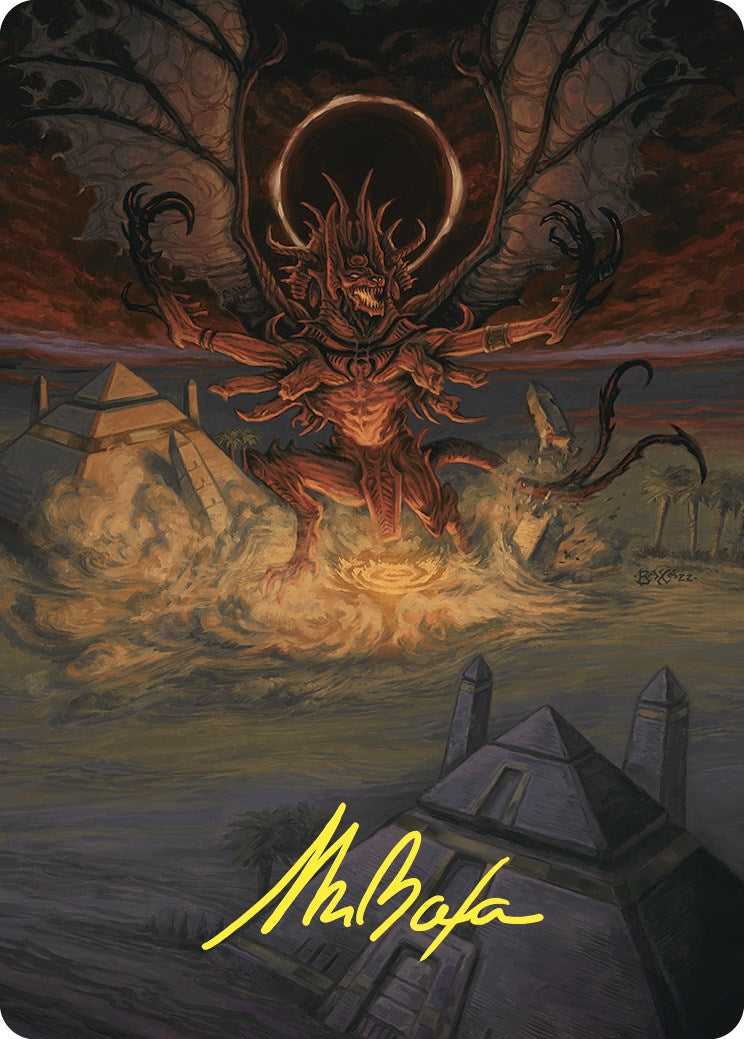 Dread Return Art Card (Gold-Stamped Signature) [Commander Masters Art Series] | Total Play