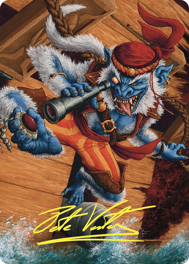 Treasure Nabber Art Card (Gold-Stamped Signature) [Commander Masters Art Series] | Total Play