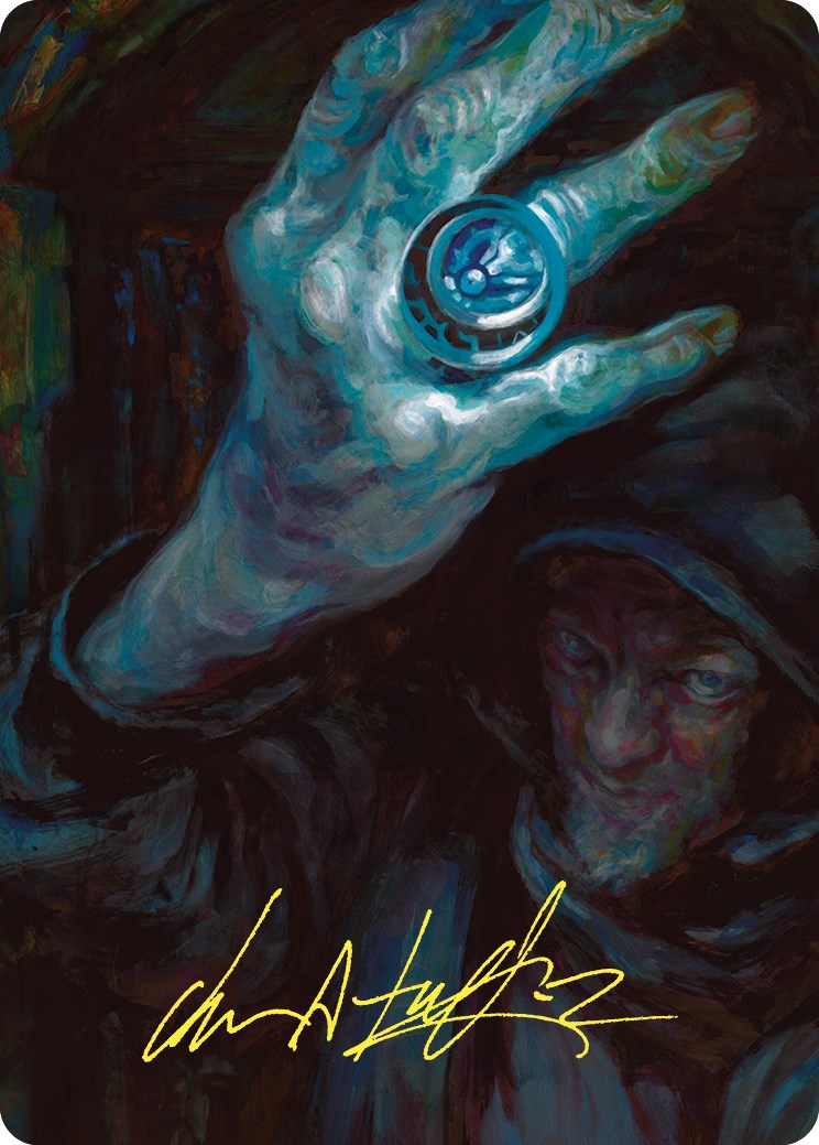 Arcane Signet Art Card (Gold-Stamped Signature) [Commander Masters Art Series] | Total Play