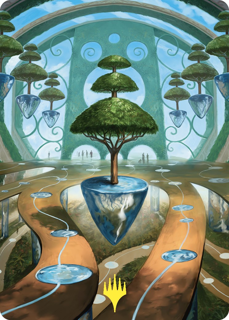 Rejuvenating Springs Art Card (Gold-Stamped) [Commander Masters Art Series] | Total Play