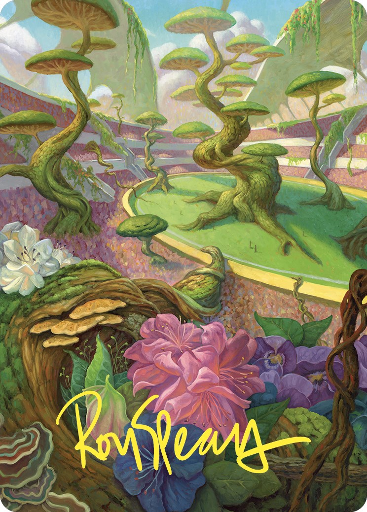 Undergrowth Stadium Art Card (Gold-Stamped Signature) [Commander Masters Art Series] | Total Play