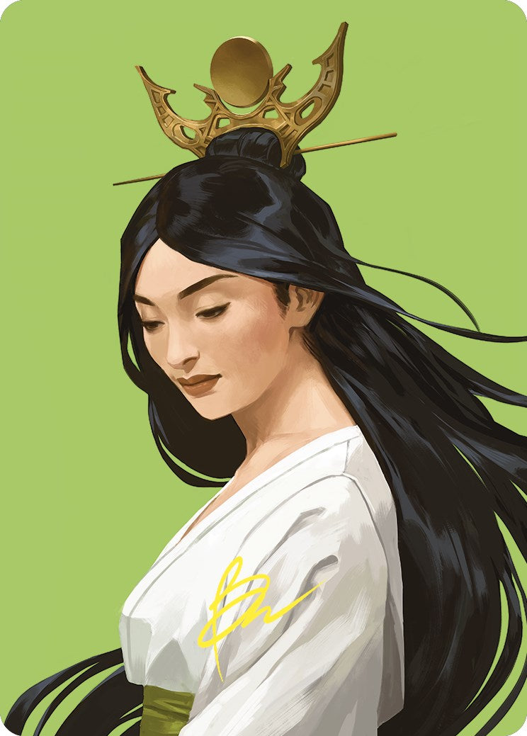 Azusa, Lost but Seeking Art Card (Gold-Stamped Signature) [Commander Masters Art Series] | Total Play