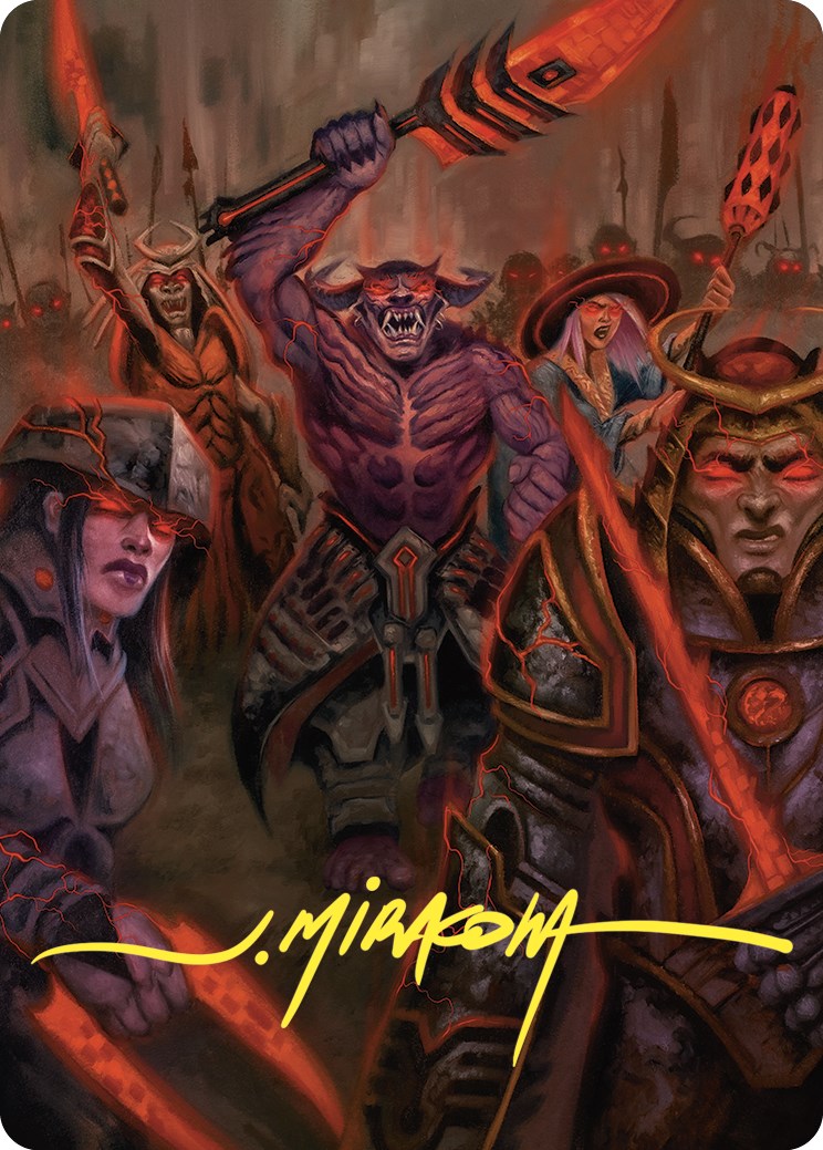 Insurrection Art Card (Gold-Stamped Signature) [Commander Masters Art Series] | Total Play