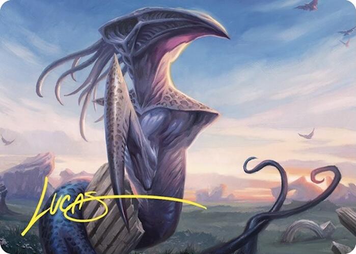 Sentinel Sliver Art Card (Gold-Stamped Signature) [Commander Masters Art Series] | Total Play