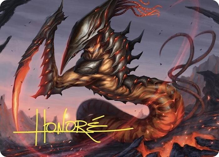 Blade Sliver Art Card (Gold-Stamped Signature) [Commander Masters Art Series] | Total Play