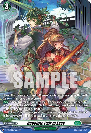 Resolute Pair of Eyes (D-PR/228EN 2023) [D Promo Cards] | Total Play