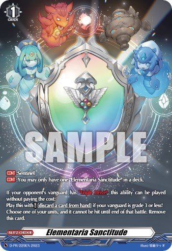 Elementaria Sanctitude (D-PR/229EN 2023) [D Promo Cards] | Total Play