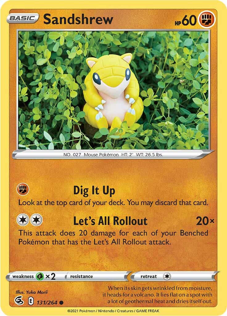 Sandshrew (131/264) [Sword & Shield: Fusion Strike] | Total Play