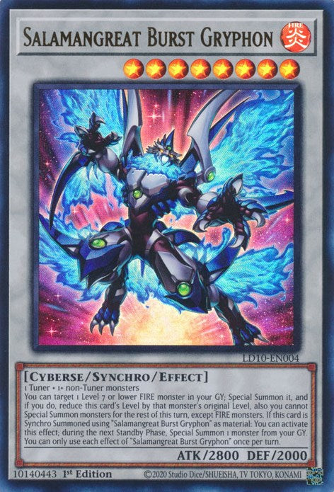 Salamangreat Burst Gryphon [LD10-EN004] Ultra Rare | Total Play