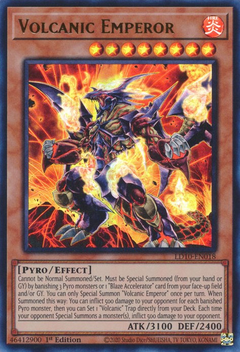Volcanic Emperor [LD10-EN018] Ultra Rare | Total Play