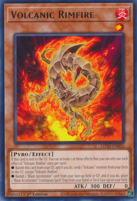 Volcanic Rimfire [LD10-EN020] Rare | Total Play