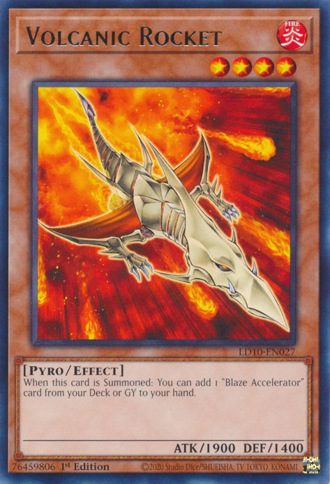 Volcanic Rocket [LD10-EN027] Rare | Total Play