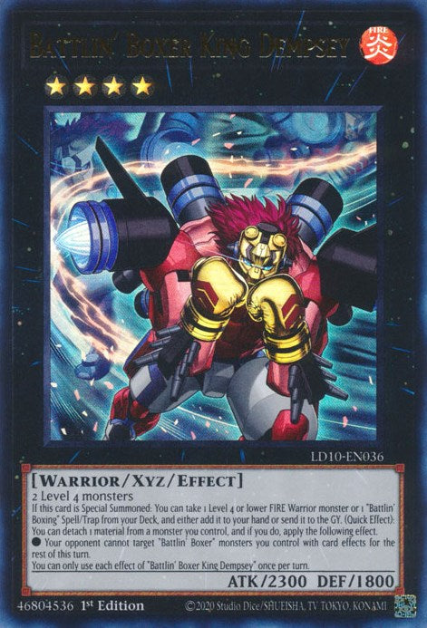 Battlin' Boxer King Dempsey [LD10-EN036] Ultra Rare | Total Play