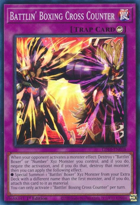 Battlin' Boxing Cross Counter [LD10-EN038] Super Rare | Total Play