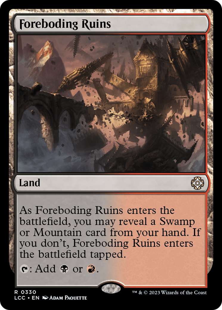 Foreboding Ruins [The Lost Caverns of Ixalan Commander] | Total Play