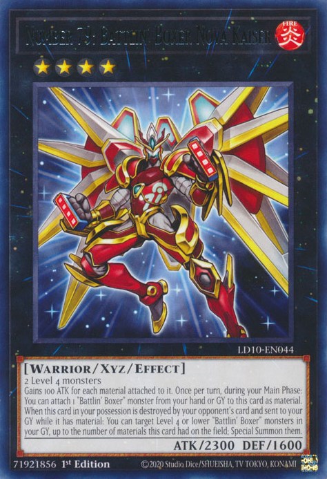 Number 79: Battlin' Boxer Nova Kaiser [LD10-EN044] Rare | Total Play
