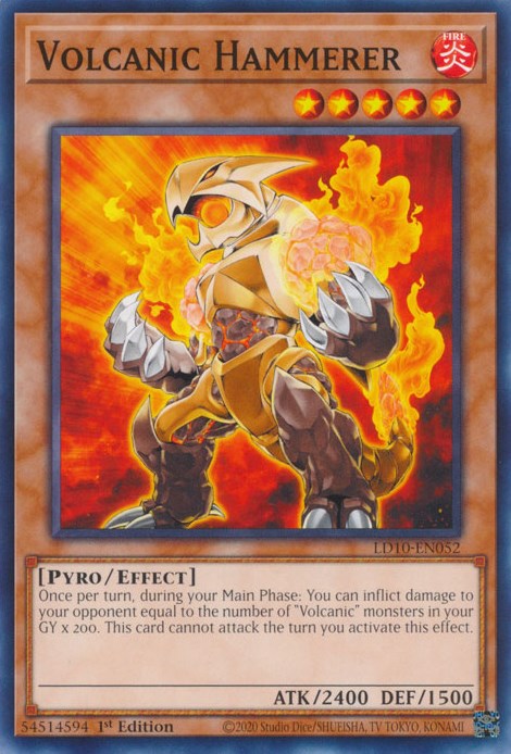 Volcanic Hammerer [LD10-EN052] Common | Total Play