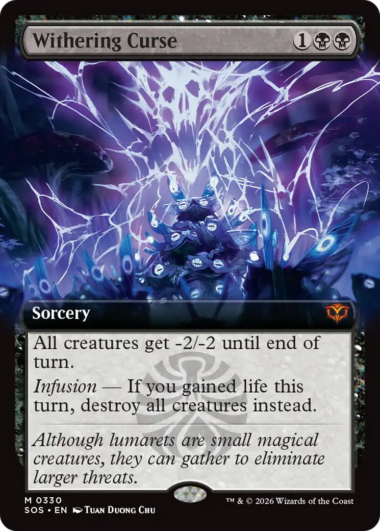 Withering Curse (Extended Art) [Secrets of Strixhaven] | Total Play