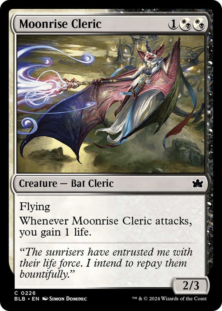 Moonrise Cleric [Bloomburrow] | Total Play