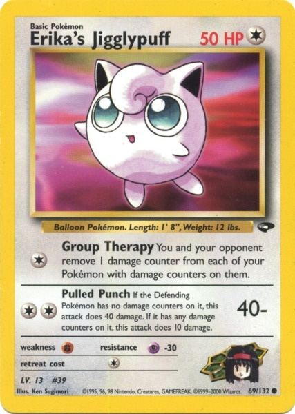 Erika's Jigglypuff (69/132) [Gym Challenge Unlimited] | Total Play