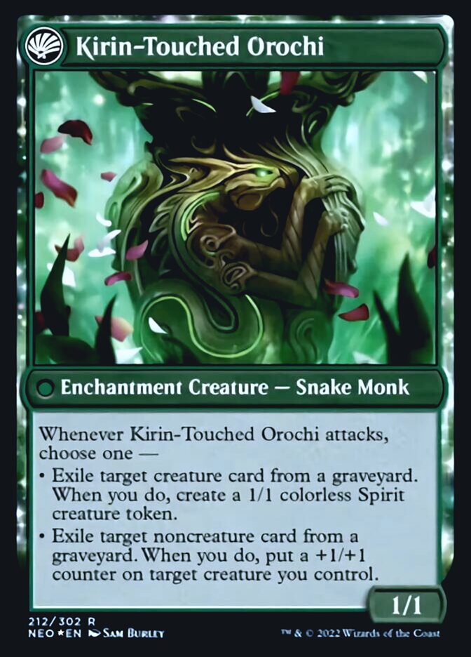Teachings of the Kirin // Kirin-Touched Orochi [Kamigawa: Neon Dynasty Prerelease Promos] | Total Play