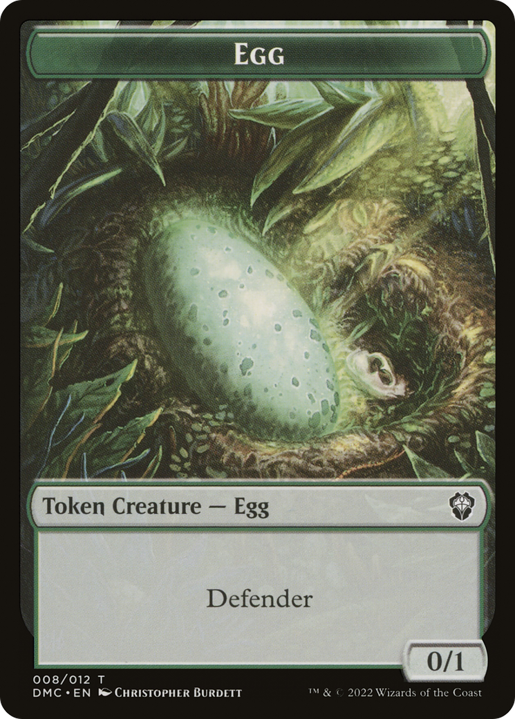Treasure // Egg Double-Sided Token [Secret Lair Drop Series] | Total Play